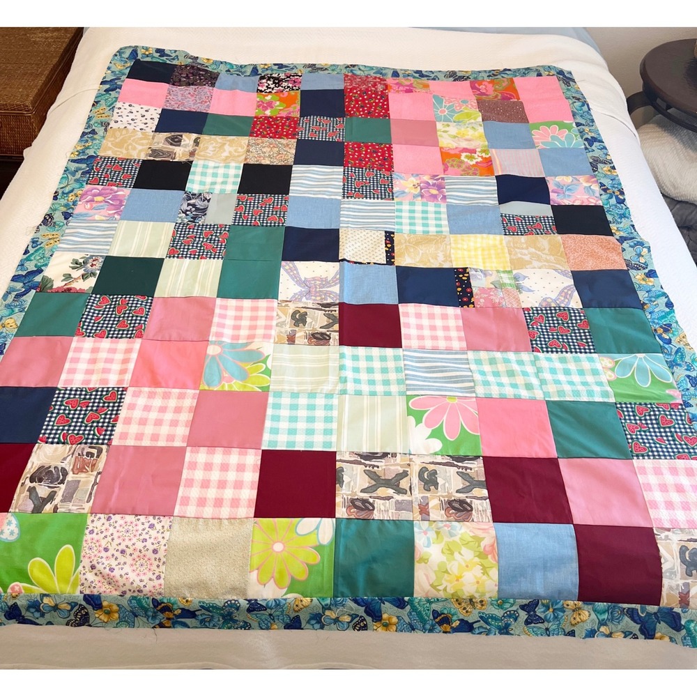 Vintage Quilt Topper Unfinished